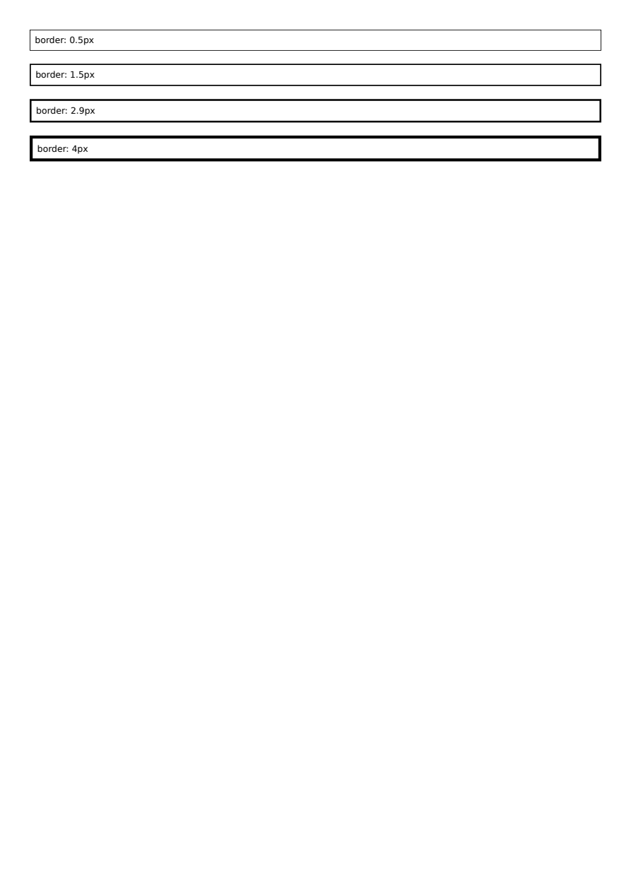 First page of the Border Width Snapping: SnapBorderWidthsToCssPixels showcase PDF