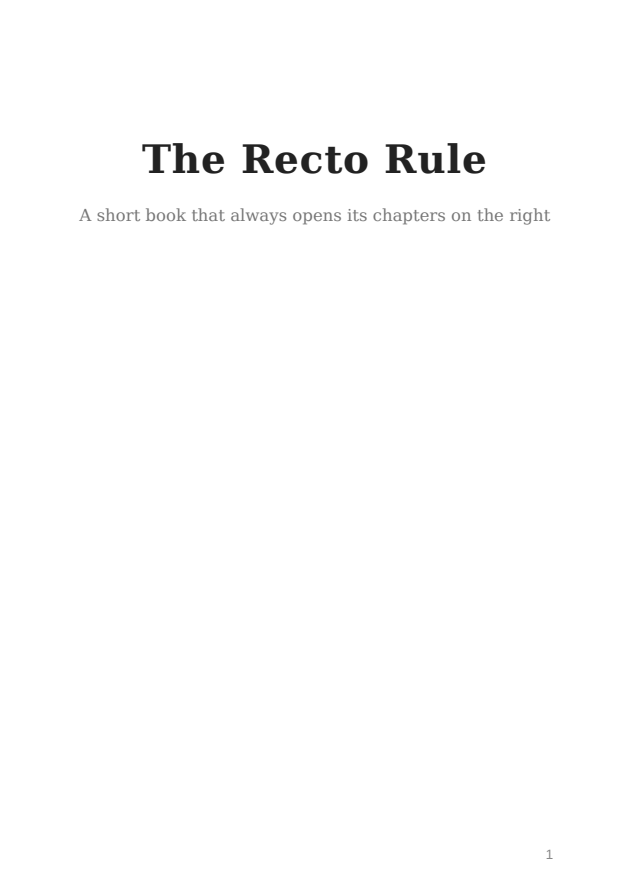 First page of the Directional Page Breaks showcase PDF
