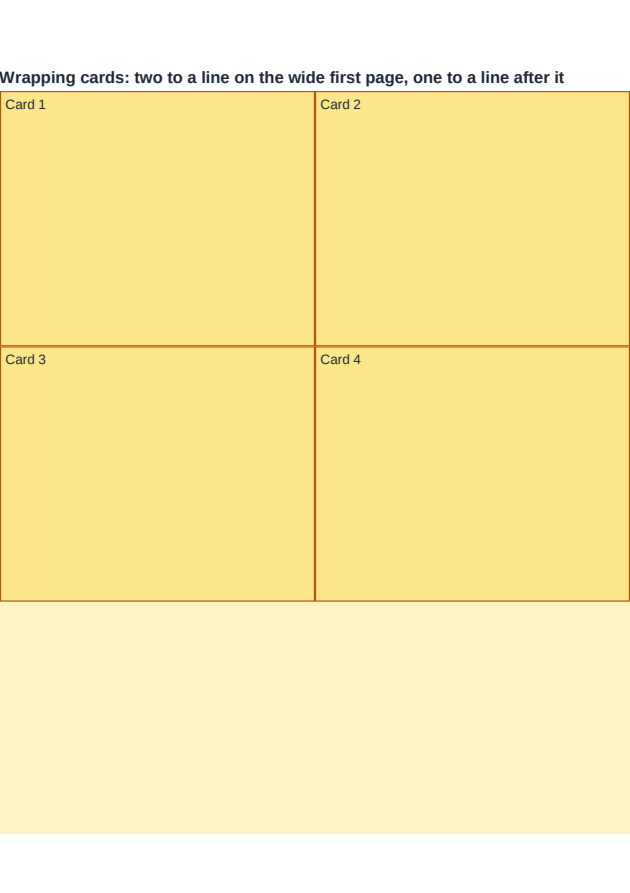 First page of the Flex Across Pages of Different Widths showcase PDF