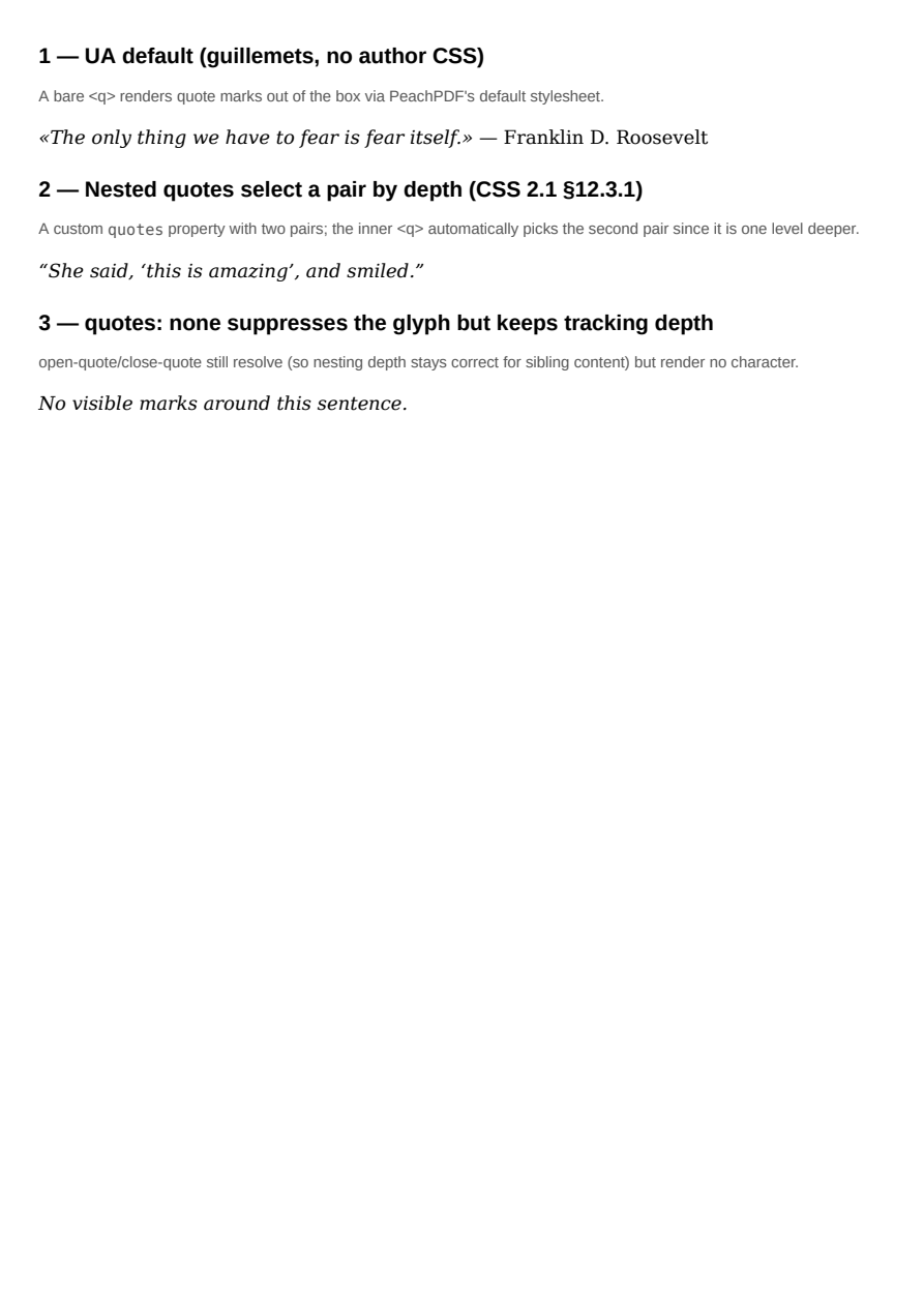First page of the quotes & open-quote/close-quote showcase PDF